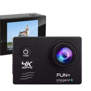 Action Camera Onegearpro Fun+ 4K 30fps WiFi Subacquea 30m con Comando a Distanza