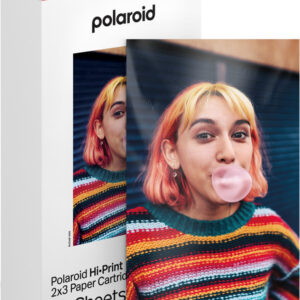 Carta fotografica Polaroid Hi-Print 2x3" 20 fogli autoadesivi per stampante Gen 2