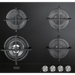 De'longhi NSL 460 N Piano Cottura Gas 60 cm 4 Fornelli da Incasso Nero