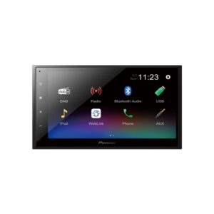 Pioneer DMH-A340DAB Autoradio 2 DIN Touchscreen 6,8" Bluetooth DAB+ USB 200W Nero