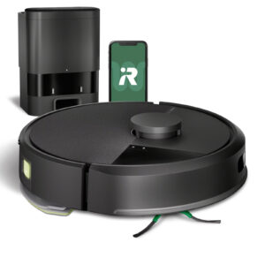 iRobot Roomba 105 Combo Robot Aspirapolvere e Lavapavimenti Nero Svuotamento Auto