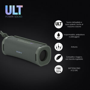 Speaker Portatile Sony ULT FIELD 1 Bluetooth 30W Impermeabile Batteria 12h Verde 2 1 202