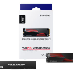 Samsung 990 PRO NVMe 1TB con Dissipatore di Calore SSD Interno 11 10 110