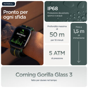 Motorola Moto Watch Fit Smartwatch Verde 1.9 Pollici OLED 13 11 85