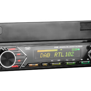 Trevi SCD 5753 DAB Autoradio 1 DIN 160W DAB+ Bluetooth USB MicroSD Supporto Smartphone 4 3 378