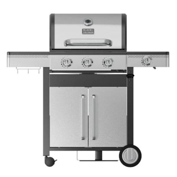 Barbecue a gas Black Decker BXOG12950E 3 bruciatori griglia in ghisa 36 kW