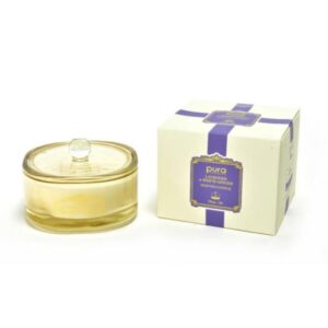 CANDELA PROFUMATA VETRO 250GR LAVENDER WH.GINGER