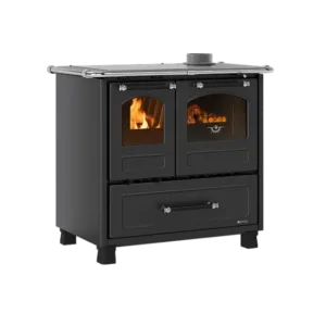 La Nordica Family 4.5 Cucina a Legna Nero Antracite Forno 41L 7,5kW Classe A+