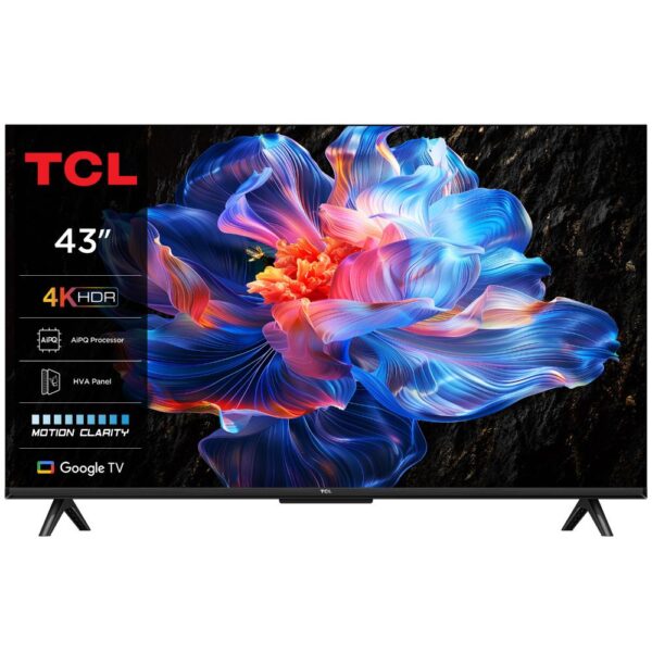 TCL 43P69K Smart TV 43 4K Ultra HD LED Nero Google TV HDR10