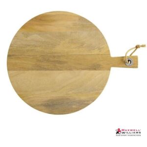 Tagliere Maxwell Williams Mezze rotondo in legno di mango sostenibile 45x36cm