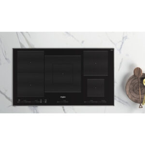 Whirlpool WT 1090 BA Piano Cottura a Induzione 90cm 5 Fuochi Nero