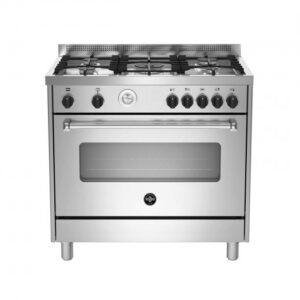 La Germania AMN965EXT Cucina a Gas 90cm 5 Fuochi Forno Elettrico Inox