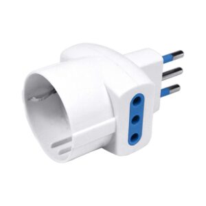 Nova Line Adattatore CE937C Tipo L e Tipo F Bianco