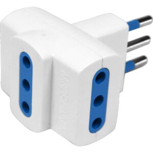 Nova Line Adattatore Presa Tipo L Bianco