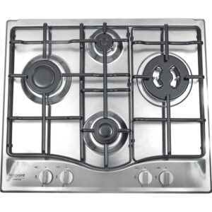 Hotpoint PCN 642 T/IX/HAR Piano Cottura a Gas 4 Fuochi Inox
