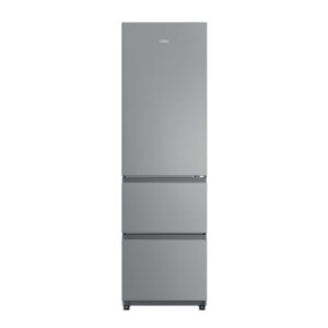 Haier HTR3518ENMX Frigorifero Combinato Libera Installazione Acciaio Inox 303L Classe E
