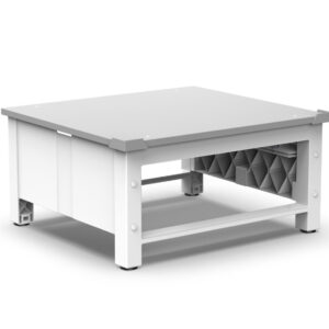 Kit Sovrapposizione Lavatrice Asciugatrice Meliconi Base Space Bridge Bianco