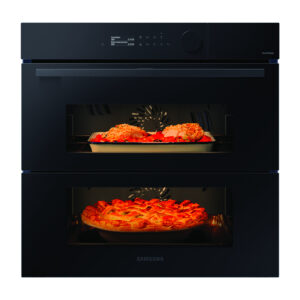 Samsung NV7B5760WBK Forno Elettrico Incasso Dual Cook Flex Vapore 76L Nero A+