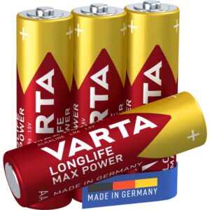 Varta Longlife Max Power AA LR6 Batteria Alcalina - Blister 4