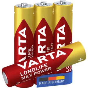 Varta Longlife Max Power AAA LR03 Batteria Alcalina - Blister 4