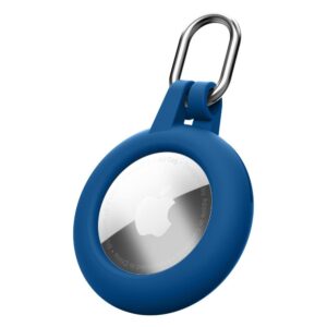 CellularLine Soft Shell Custodia Silicone per AirTag Blu