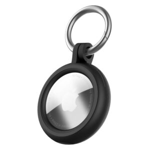 CellularLine Custodia Rigida Hard Shell con Moschettone per AirTag/Tracy Tag