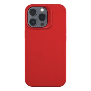 CellularLine Sensation Cover Antibatterica in Silicone Rosso per iPhone 14 Pro Max