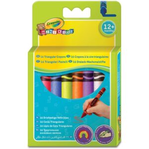 Crayola Pastelli a Cera Triangolari Mini Kids 16 Pezzi