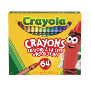 Crayola 64 Pastelli a Cera Multicolore