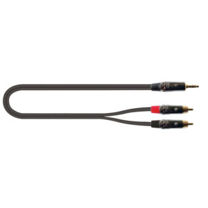 Quiklok Cavo Adattatore Jack Stereo/2 RCA M, 3 mt