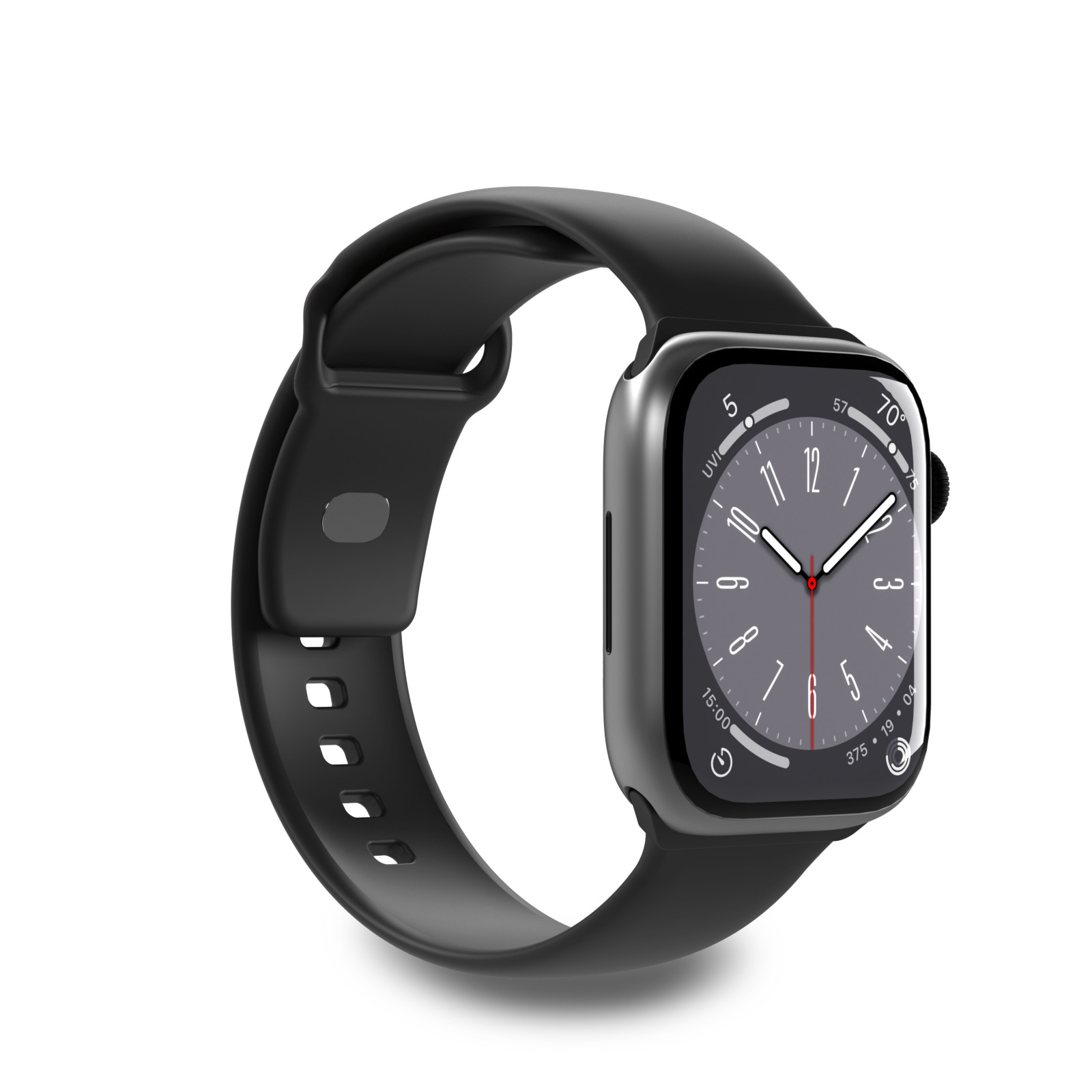 Puro Cinturino Icon Nero Silicone per Apple Watch 1 0 507