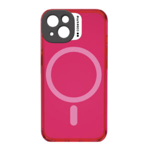 Case & Me Cover Neon MagSafe Rosa per iPhone 14