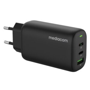 Mediacom MD-A140 Caricabatterie Rapido USB-C 65W Nero