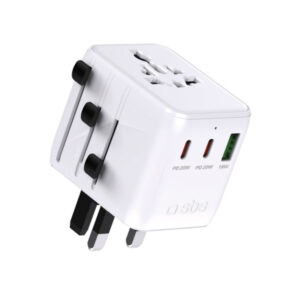 Adattatore Universale SBS 2500W con 2 Porte USB-C