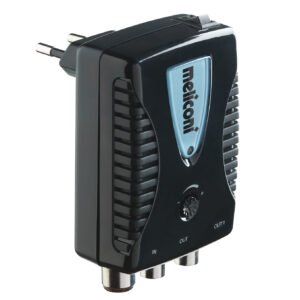 Amplificatore TV Meliconi AMP 200, 40-790 MHz, Guadagno 20dB, Nero