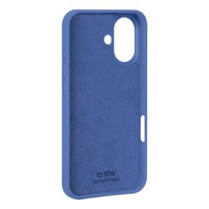 Cover Instinct MagSafe Blu per iPhone 17 in TPU e Microfibra di Sbs