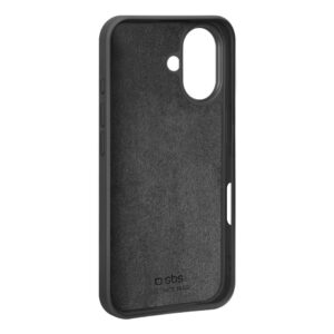 Cover Sbs MagSafe per iPhone 17 in TPU Nero con Microfibra