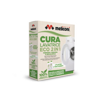 Cura Lavatrice Meliconi Eco 2in1 Igienizzante Decalcificante 2 Flaconi