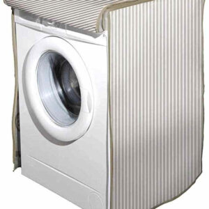Coprilavatrice Gicos 65x55x85 cm Bianco e Beige a Righe