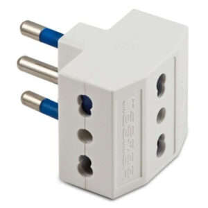 Nova Line Avvolgicavo CE120/5, 4 Prese Trivalenti 16A, 5 Metri