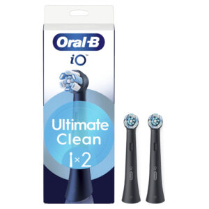 Oral-B iO Series Ultimate Clean Nere Testine Ricambio Spazzolino Elettrico 2 Pezzi 2 1 1097