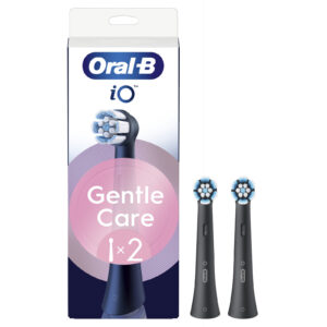 Oral-B iO Series Gentle Care Testine Ricambio Nere per Gengive Sensibili 2 Pezzi 2 1 1098