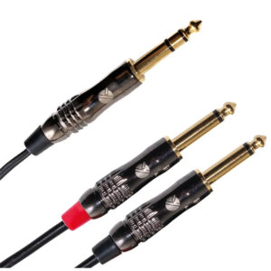 Quiklok Cavo Audio Jack 3,5mm a 2x Jack 6,3mm 1m