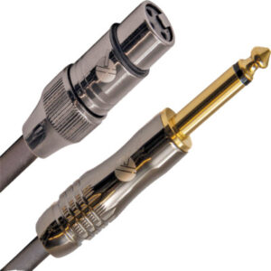 Quiklok Cavo Microfonico XLR Femmina Jack Mono 5m