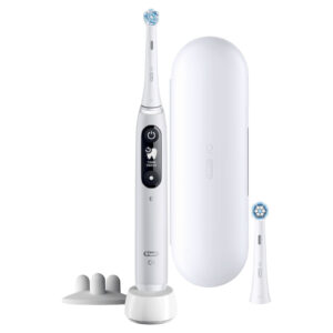 Oral-B iO 6 Spazzolino Elettrico Ricaricabile Bianco con Custodia Viaggio 2 1 622