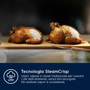 Electrolux LOC5H40X2 Forno Elettrico Multifunzione 72L Inox AquaClean 2 1 671