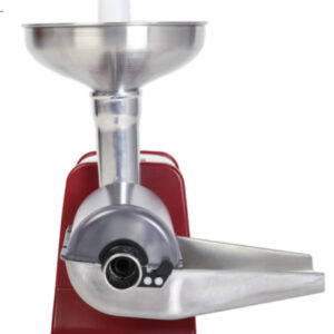 Passapomodoro Elettrico Rgv New Pommi Junior 400W Acciaio Inox Rosso Argento 2 1 8