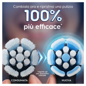 Oral-B iO Series Gentle Care Testine Ricambio Nere per Gengive Sensibili 2 Pezzi 13 12 145