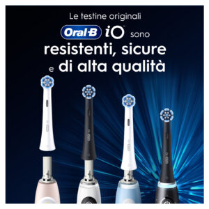 Oral-B iO Series Gentle Care Testine Ricambio Nere per Gengive Sensibili 2 Pezzi 14 13 124