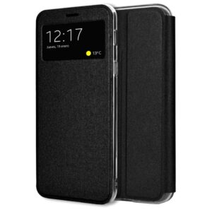 Cover A Libro Nera per Oppo Reno 12F 5G di Sbs